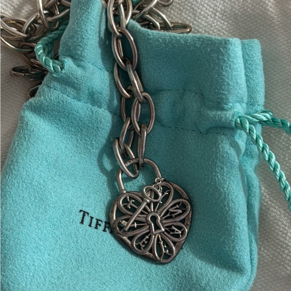 Tiffany & Co. Silver Filigree heart necklace
